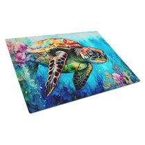 Cast Resin Sea Turtle Cutting Board