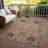Rustica Khaki Washable Indoor-Outdoor Rug - -1104263306
