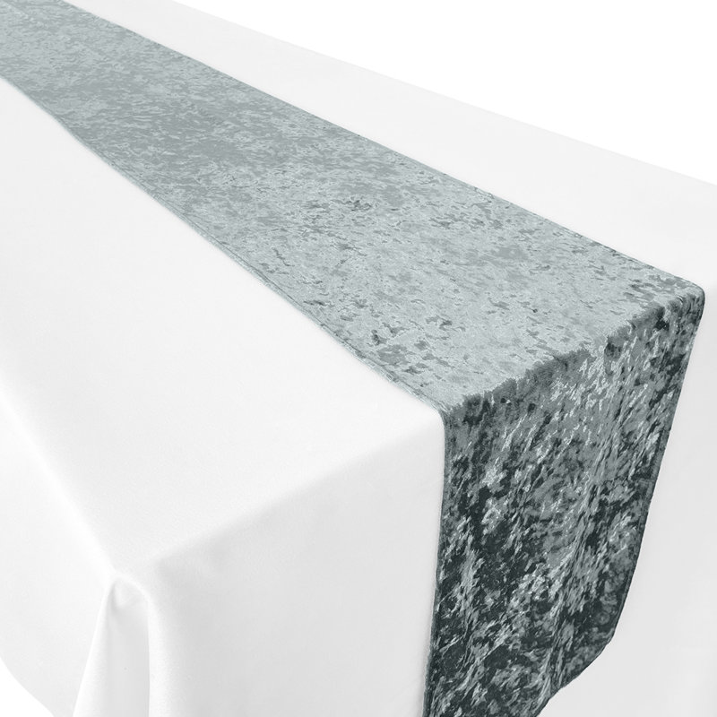 Chemin de table rectangulaire Thurstone, 120 po x 20 po, gris
