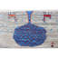 One-of-a-Kind High-Quality Hand-Knotted Blue/White Area Rug