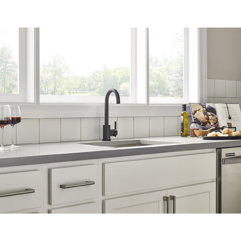 Parma Single Handle Bar Faucet, Satin Black