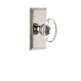 Grandeur Carré Plate Single Dummy with Provence Crystal Door Knob