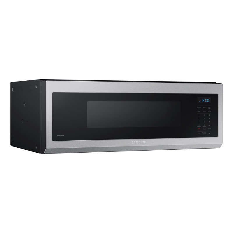 Samsung 1.1 cu. ft. Smart Slim Over-the-Range Microwave with 400 CFM Hood Ventilation with Wi-Fi, Stainless Steel