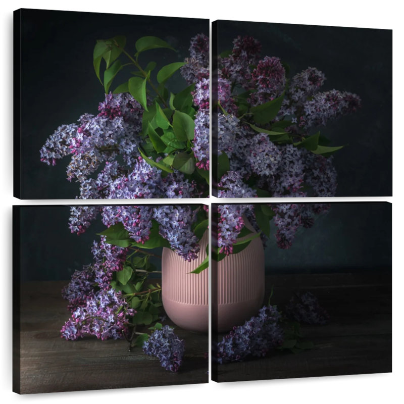Bouquet Harnek lilas mauve, H 26 po x l 26 po