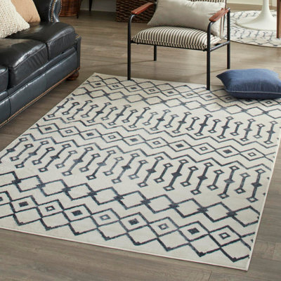 Tapis sable / ivoire Alisah