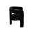 Scout Dining/Accent Chair In Black Boucle Fabric