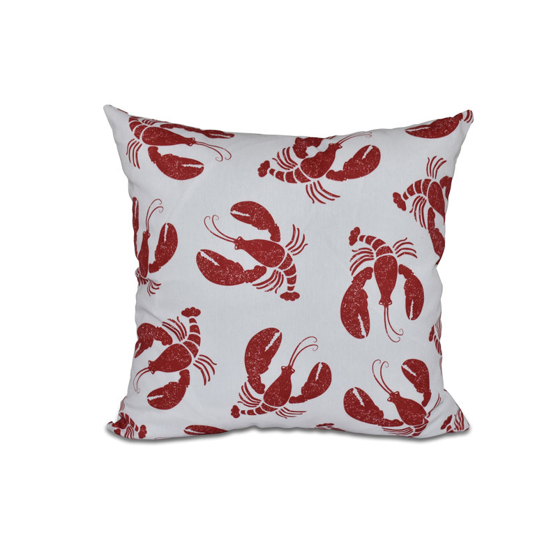 Nautical Nights Reversible Throw Pillow, Taupe/Beige, 18"x18"