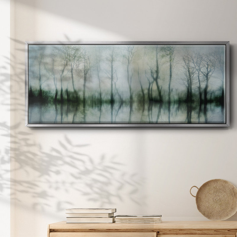Mirrored Pond- Framed Canvas