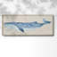 Baleine rustique II sur toile-1426216236