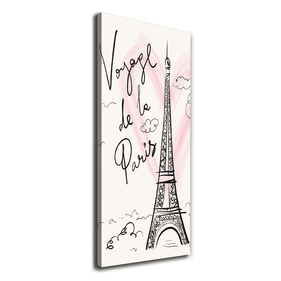 Eiffel Tower Paris - Wrapped Canvas Print