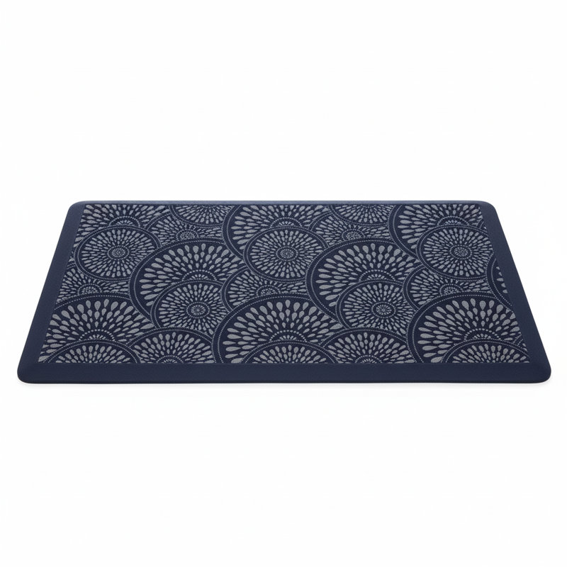 Tapis de cuisine en mousse Comfort, Bleu, 28" x 17.3"