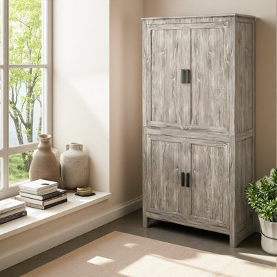 Spacious Freestanding Storage Cabinet,Kitchen Pantry