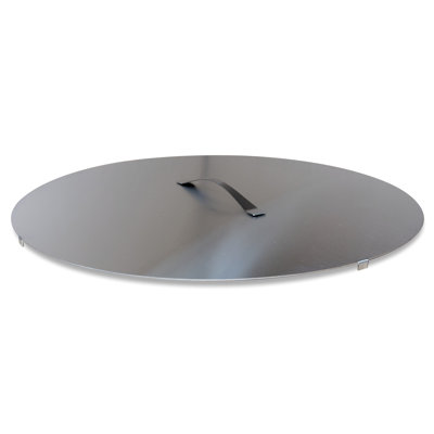 31 Round Stainless Steel Fire Pit Lid