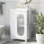 Meuble-lavabo autoportant moderne de 20 po avec lavabo en céramique et tablette réglable-26197297