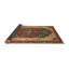 Tapis décoratif multicolore à motif abstrait-905245615