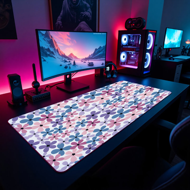 Polyester Desk Pad, 31.5x15.5
