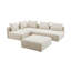 Canapé modulaire 4 pièces Tov Furniture Hangover-487016013
