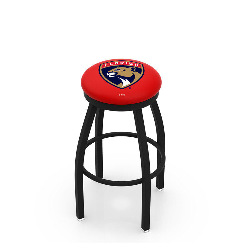 NHL Swivel Extra Tall Stool, Florida Panthers, Black, "Extra Tall (36" Seat Height)"
