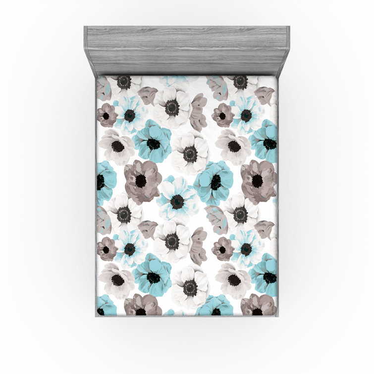 Drap-housse floral Ambesonne