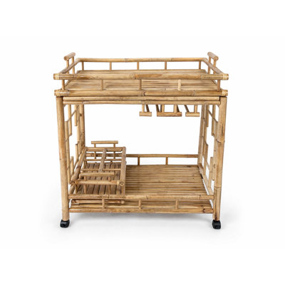 Alesandra Bamboo / Rattan Bar Cart