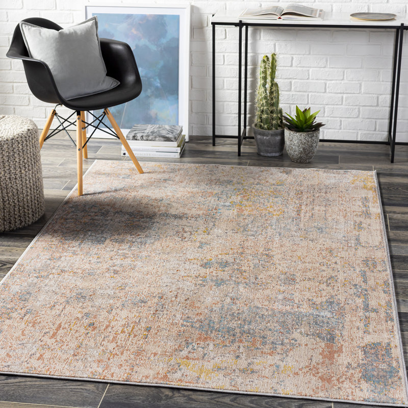 Abstract Indoor Rug, Rectangle 8'10" x 12'