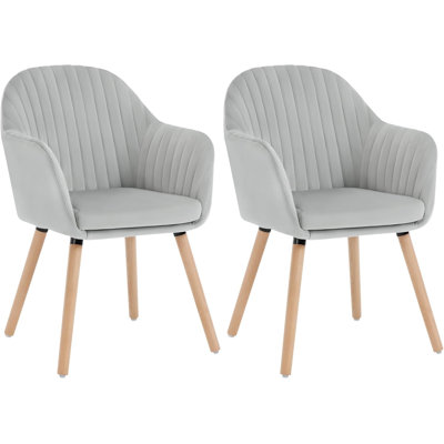 Avila 44cm H Velvet Upholstered Upholstered Back Armchair