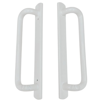 Pgt 5400 Series Sliding Patio Door Keyed Handle Set, 7-15/16" Hole Spacing, 12-1/2" Length (Dh-489-W)