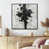 Toile avec cadre flottant noir sélectionné