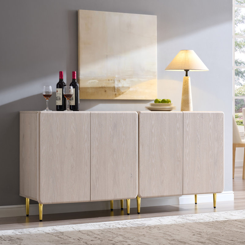 Buffet de rangement Bolanos, Crème,  2