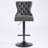 Retro PU Swivel Barstools with Adjusatble Seat Height-1187413769