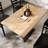 Rectangular Solid Wood Tabletop with Two-Column Dining Height Table Base-2051811144-2051811151