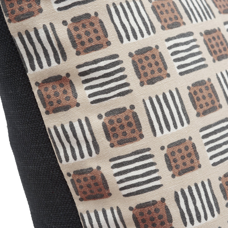 Schumacher x Celerie Kemble Mottley Grid Pillow