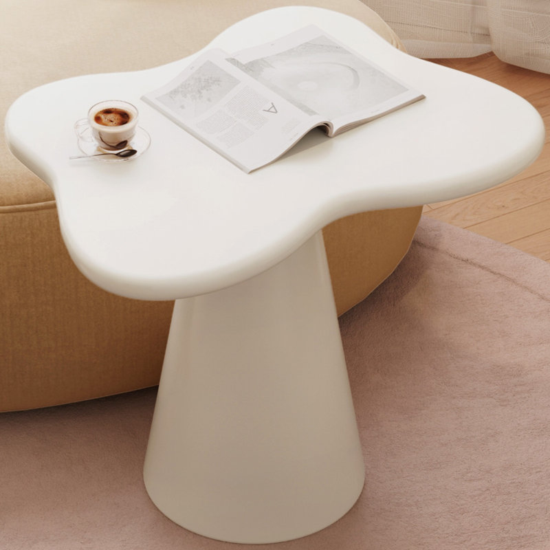 Table de bout Butterfly, blanc crème