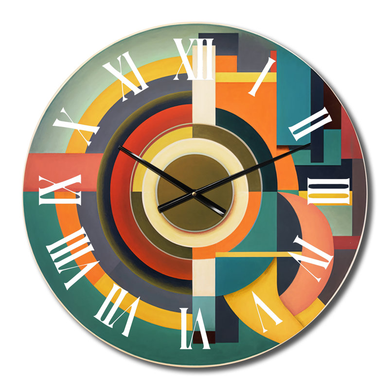 Horloge murale Mid-Century, Petit