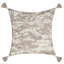 Stonework 22" Cotton Linen Blend Throw Pillow, Clay Brown-144353986