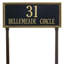 Egg and Dart 2-Line Lawn Address Sign-775807273-775807270