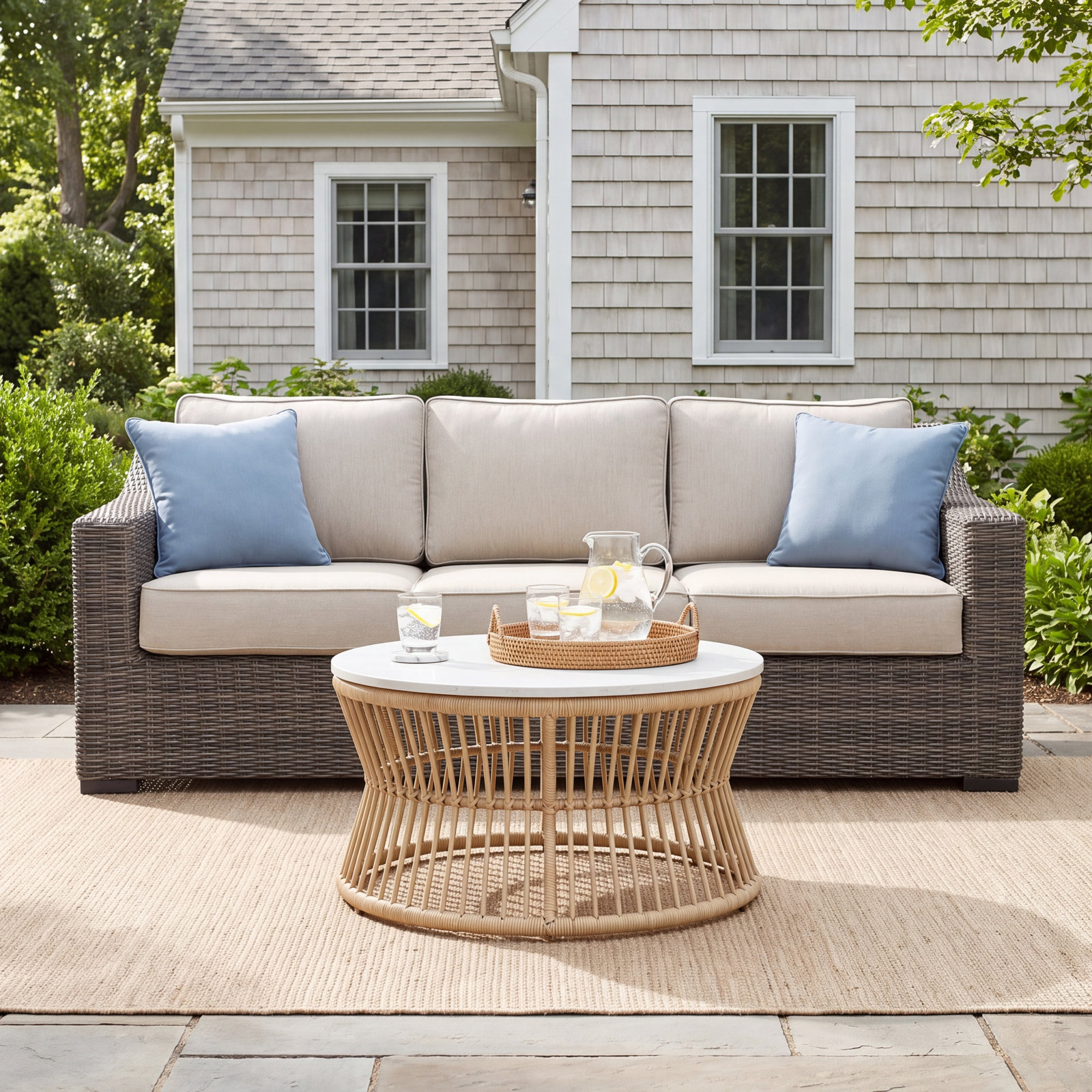 Marbella 84" Patio Sofa