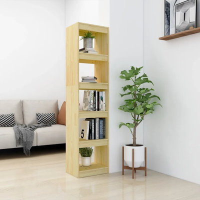 vidaXL Solid Wood Pine Book Cabinet/Room Divider Storage Rack Multi Colors by VidaXL