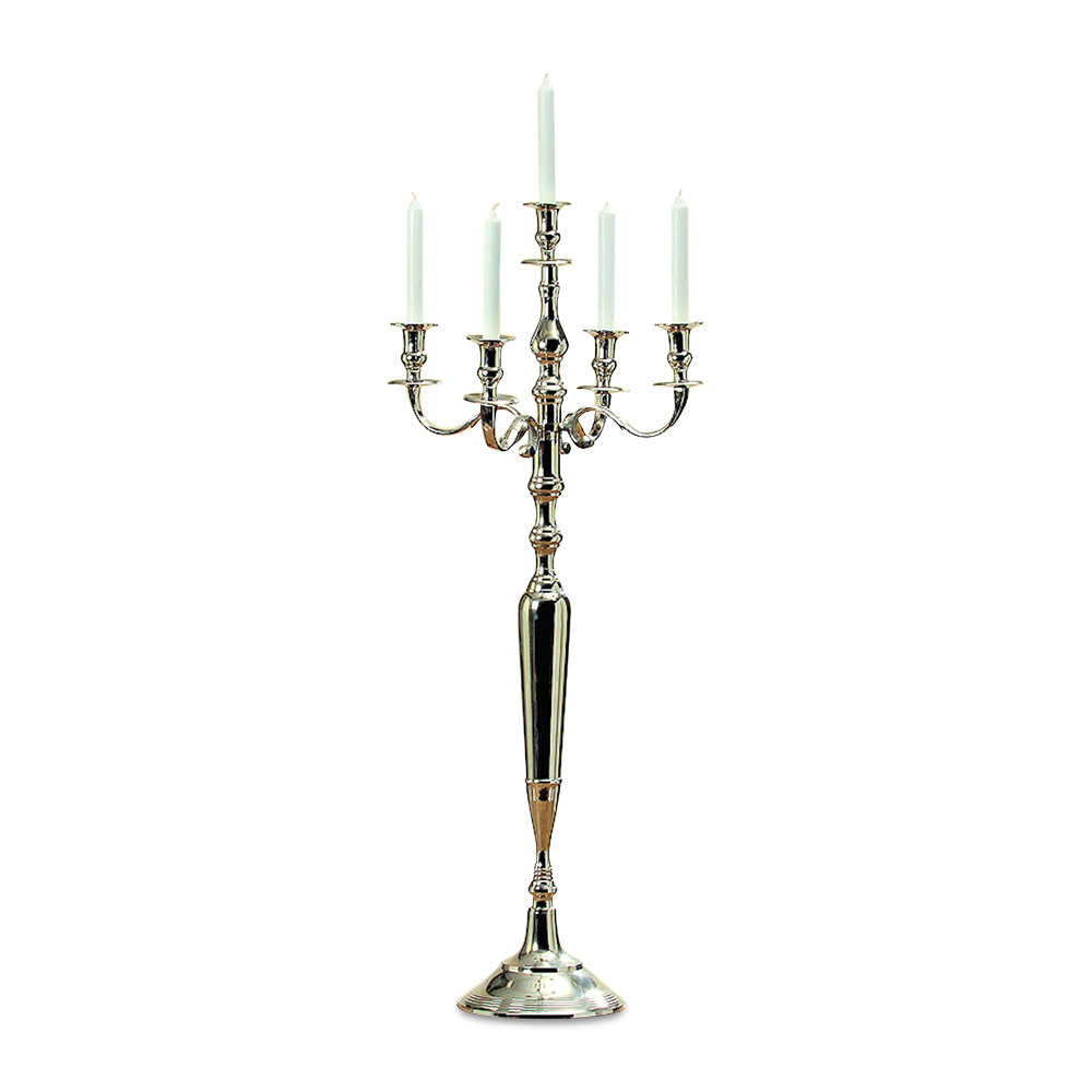 Buy Tea Light Candlesticks with Rows of Pearl Decorations