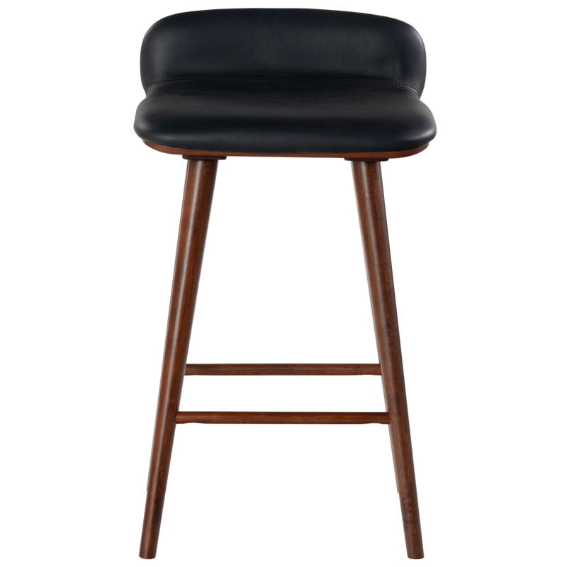 Vanya Barstool, Black, Short Stool - 28"