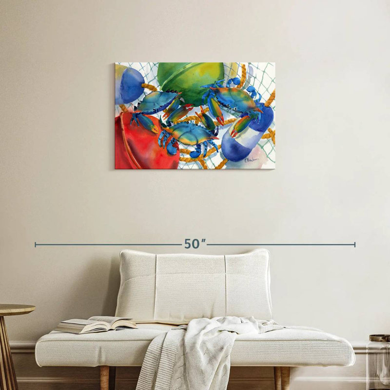 Brampt Crabs And Floats, 20" H x 30" W