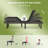 Adjustable Bed Frame With Independent Head & Foot Incline, Wireless Remote, Under-Bed Lighting, And Tool-Free Assembly-666875971