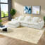 Canapé d'angle modulaire en boucle blanche surdimensionnée, 330 cm (129,8 pouces), confort moderne pour le salon-1283716434
