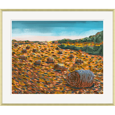 Early Dawn Field Painting by Yuki Osada