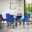 Darcus 120cm Round Dining Table Set with 4 Nova Velvet Chairs-1460233905-1496299508