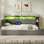 Upholstered Single (3') Linen Drawers Daybed