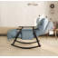 Velvet Rocking Chair-834890705