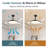 42 Inch Retractable Ceiling Fan With Light, Full-Spectrum Dimmable LED, Remote & App Control, Modern Style-577032485