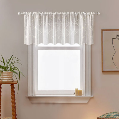 Paire de rideaux transparents avec passe-tringle