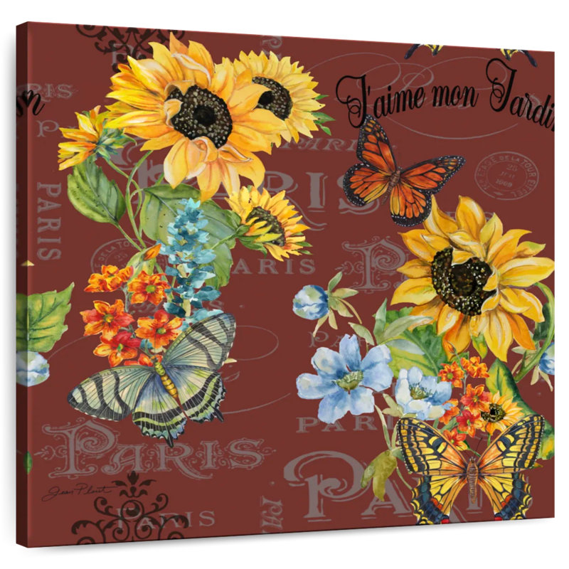 Harnek Jaime Mon Jardin, 20" H x 20" W